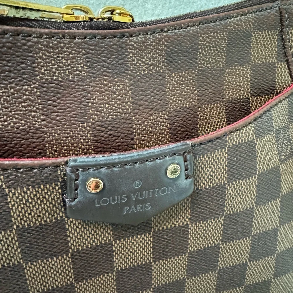 Louis Vuitton South Bank Damier Crossbody Shoulder Bag Ebene - Picture 3 of 16